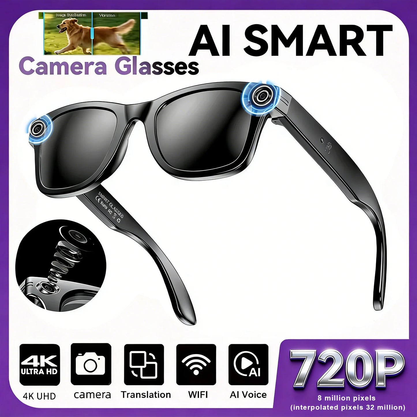 Smart Camera Glasses