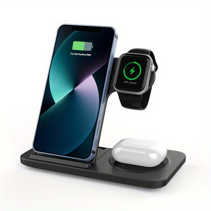 NNETM 3-in-1 Fast Wireless Charger for iPhone & Apple Devices-0