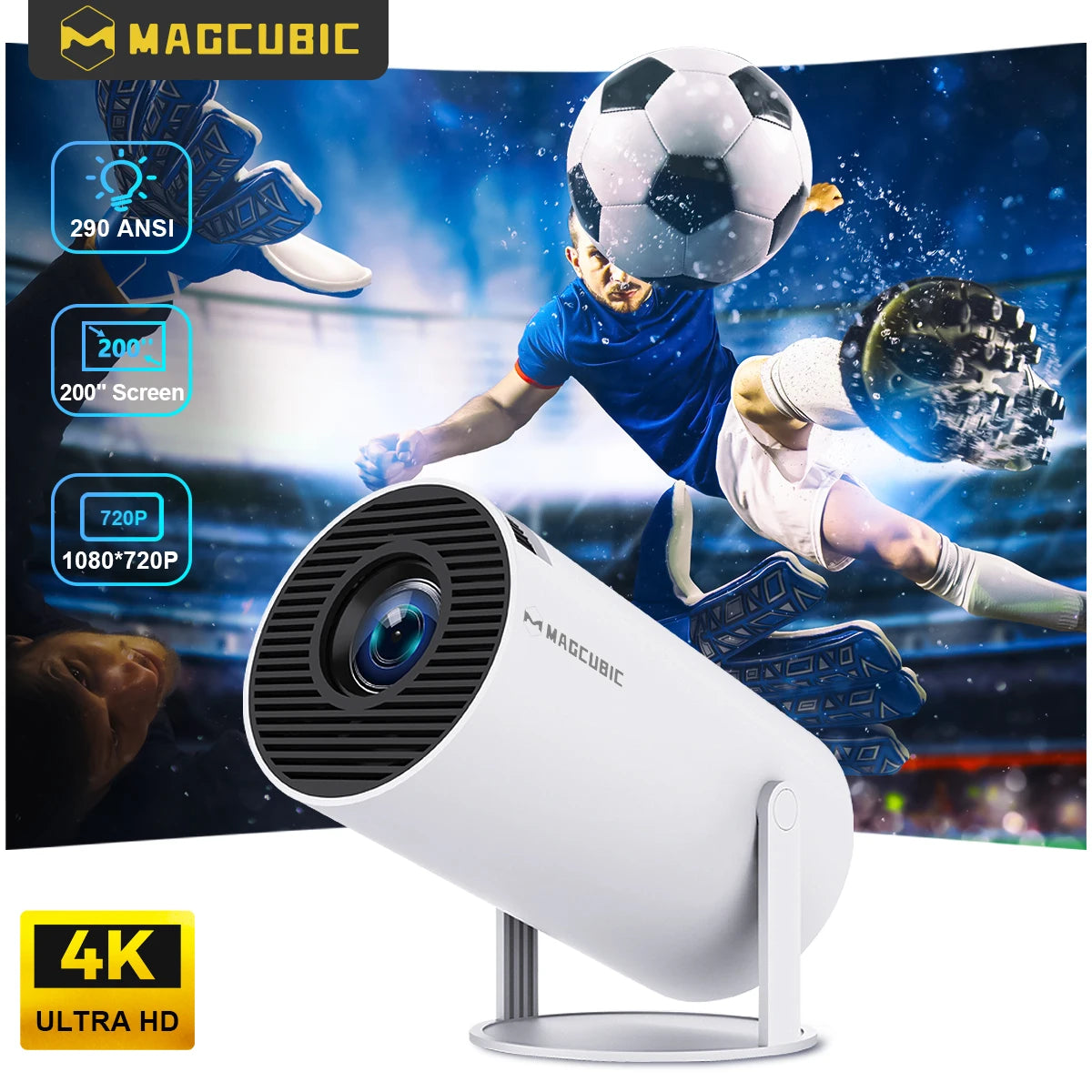 HY300 Pro Smart Projector