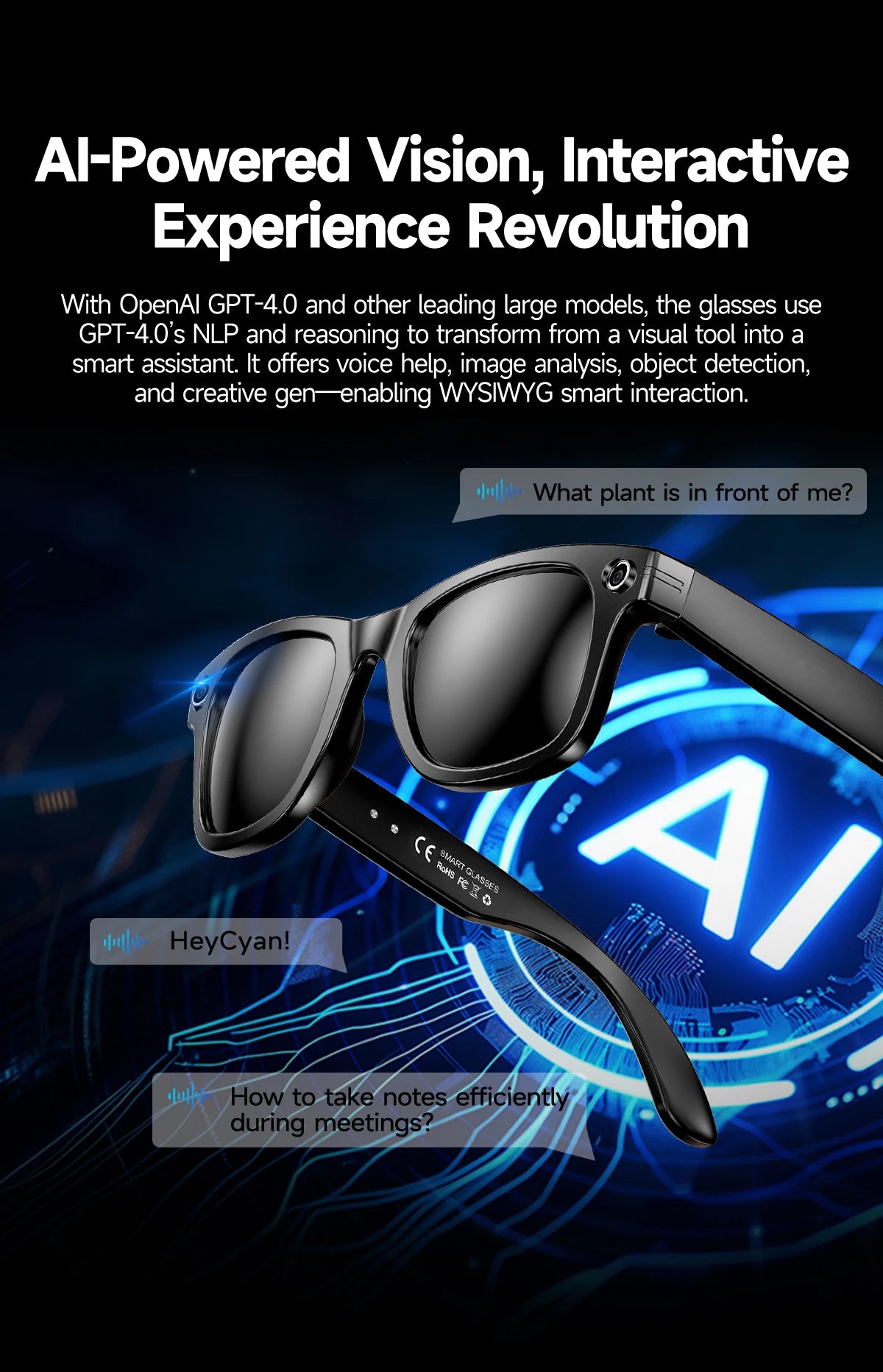 Smart Camera Glasses
