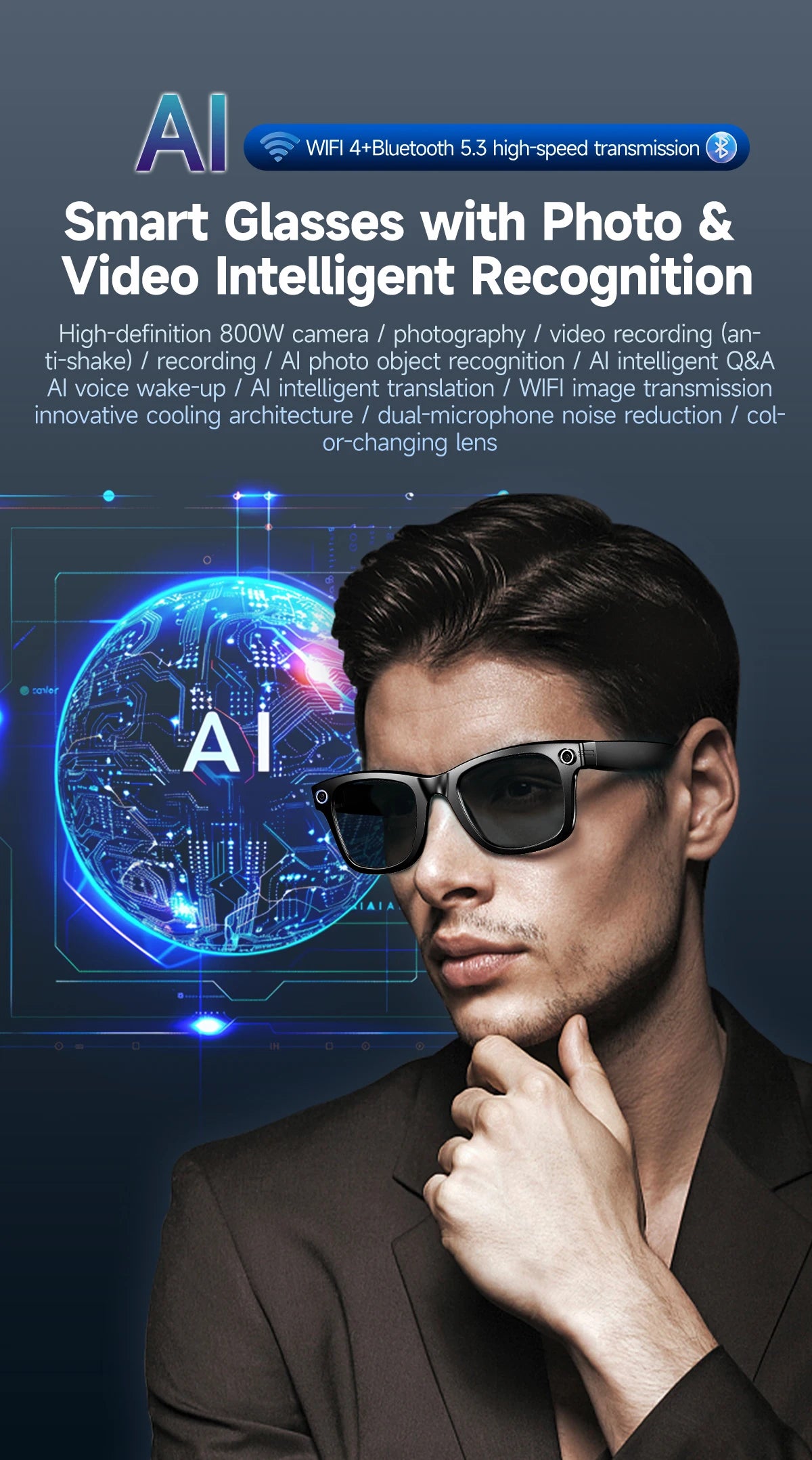 Smart Camera Glasses