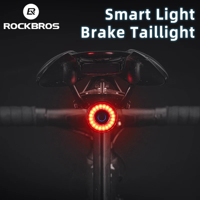 ROCKBROS Smart Brake Bicycle Tail Light