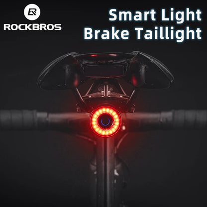 ROCKBROS Smart Brake Bicycle Tail Light