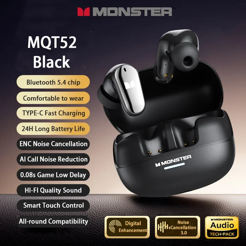 Monster MQT52 Wireless Earbuds