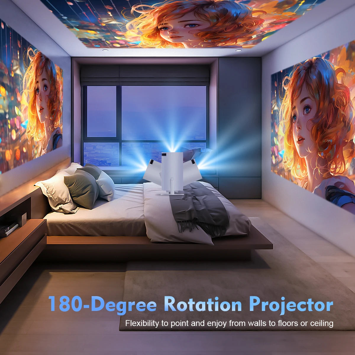 HY300 Pro Smart Projector