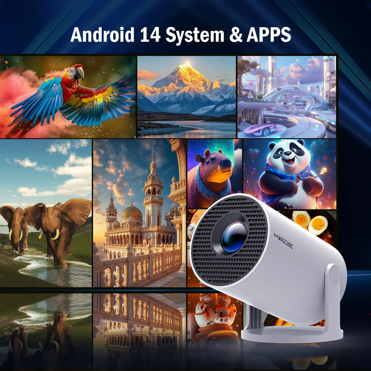 HY300 Pro Smart Projector