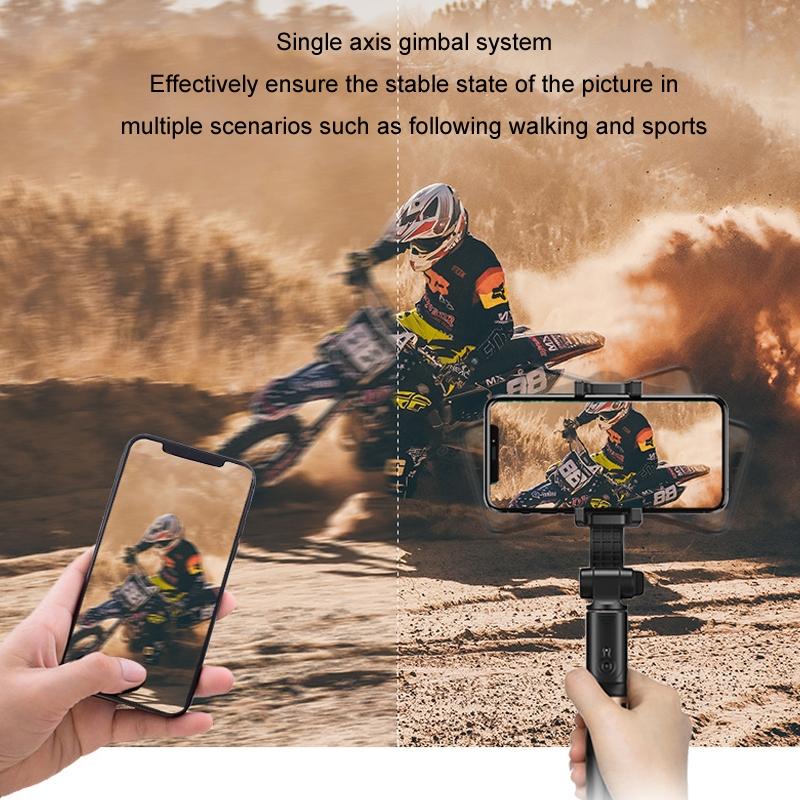 Gimbal Stabilizer With Live Video And Selfie Stick