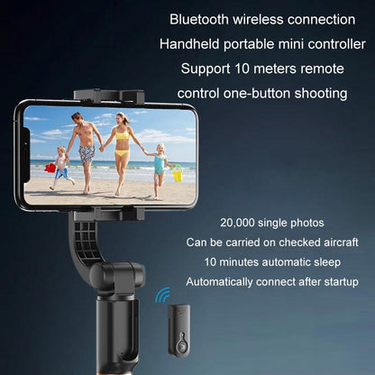 Gimbal Stabilizer With Live Video And Selfie Stick
